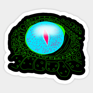 Crocodile (Crocodilia) eye Sticker